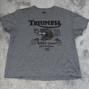 Triumph Tiger GB England 1956 Speed Twin collector Motorcycle Bike T Shirt XXL